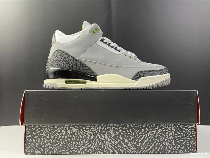 Kicktheory 136064- Chlorophyll Breathable Jordan3 3850 1013